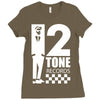2 tone records Ladies Fitted T-Shirt