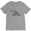 text effect 7 V-Neck Tee