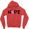 hope minnie mouse Zipper Hoodie