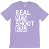 real men shoot raw funny photography T-Shirt