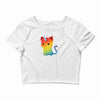the magical kittencorn Crop Top