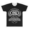 vintage quality without compromise 1992 aged to perfection All Over Men's T-shirt