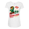 all the bacon and eggs Maternity Scoop Neck T-shirt