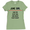 June Girl Ladies Fitted T-Shirt