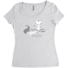 nuke the whales Women's Triblend Scoop T-shirt