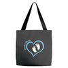 Custom baby boy name maternity design Tote Bags