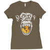 angry monkey jaune sure Ladies Fitted T-Shirt