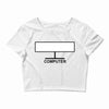 computer Crop Top