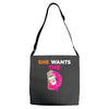 She Wants D - Dunkin Donuts Adjustable Strap Totes
