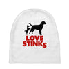 love stinks Baby Beanies