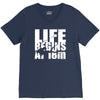 ow life begins at 18 meters V-Neck Tee