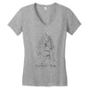 the philosopher's throne Women's V-Neck T-Shirt