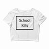 school kills Crop Top