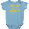 i don't give a schnitzel Baby Bodysuit