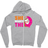 She Wants The D - Dunkin Donuts Zipper Hoodie