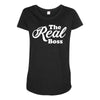 The Real Boss Maternity Scoop Neck T-shirt