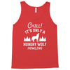 chill hungry wolf Tank Top