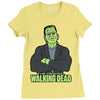old school zombie Ladies Fitted T-Shirt