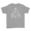 mmxi roman numerals triangle Youth Tee