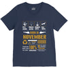 Born November Multitasking Problem Solving Tees V-Neck Tee