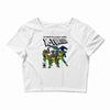 x turtles, mutants in a half shell Crop Top