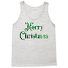 merry christmas green glitter Tank Top