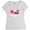 happy independence day the united states Women's Triblend Scoop T-shirt