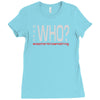 says who wisemenknownothing Ladies Fitted T-Shirt