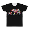 mama bear baby bear floral All Over Men's T-shirt