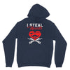 i steal heart valentin day Unisex Hoodie
