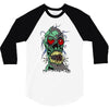 hooks tattoo 3/4 Sleeve Shirt