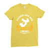 Father and Son Best Friends for Life Ladies Fitted T-Shirt