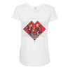 black lodge dance hall Maternity Scoop Neck T-shirt