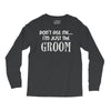 wedding day stag night marriage Long Sleeve Shirts