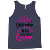 Celebrating With the 4th Birthday Queen Tank Top