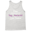 Dear Parents Tag You're It Love Teachers Women's Tank Top