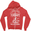 I Don't Need Therapy Just to Do Snowboarding Zipper Hoodie