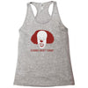 clowns aren't funny Racerback Tank
