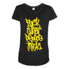 fuck what people think Maternity Scoop Neck T-shirt