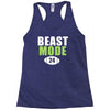 beast mode marshawn lynch seattle seahawks Racerback Tank
