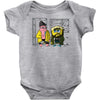 pat and silent bob Baby Bodysuit