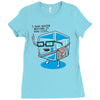 hipster ice cube Ladies Fitted T-Shirt