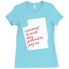 i pretend to work they pretend to pay me Ladies Fitted T-Shirt