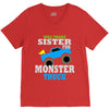 monster truck shirt for boys toddlers V-Neck Tee