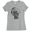 robot girl machine Ladies Fitted T-Shirt