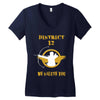 DISTRICT 12 WE SALUTE YOU Women's V-Neck T-Shirt