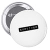 survivor 2 Pin-back button