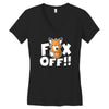 fox off Women's V-Neck T-Shirt