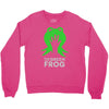 the green frog Crewneck Sweatshirt