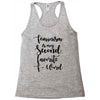 feminism is my second favorite f word Racerback Tank